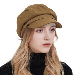 1717 Women's Newsboy Cabbie Gatsby Visor Beret Pageboy Bakerboy Hat - Fashion